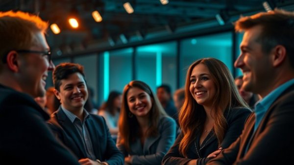 AI in salons for growth discussion in modern setting.