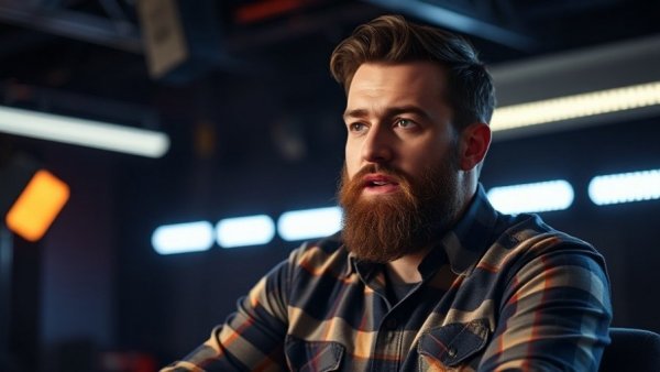 Focused man in studio, discussing ways to beat distraction.