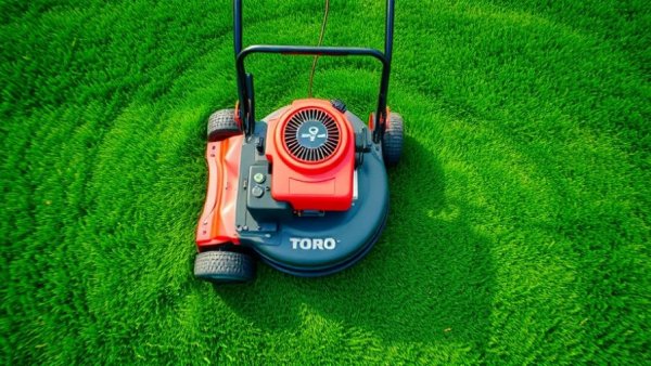 Toro mower in action on a lush lawn for landscape professionals.