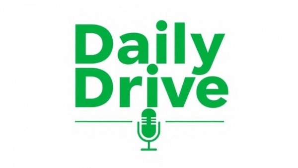 UAW strikes podcast cover featuring 'Daily Drive'.