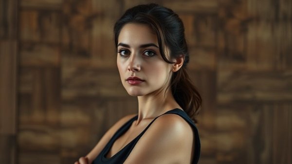 Contemplative woman in modern setting, AI in Real Estate Workflow explored