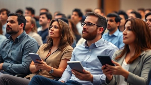 Engaged audience at Level 1 Growth Insights conference.