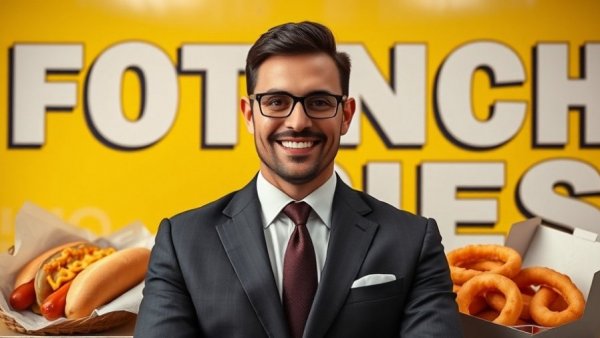 Fast Food Franchise Growth strategy with smiling man in a suit