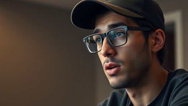 Person speaking about SEO adapting to AI content.