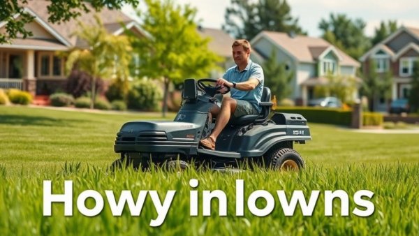 Mowing lawn with pricing overlay; why most lawn care businesses fail.