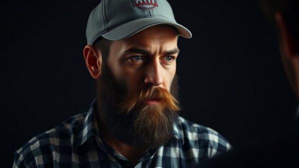 Thoughtful man talking, illustrating 'Pretending My Boss Existed to Close Deals'