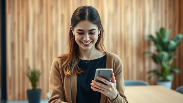 Real Estate Content Ideas visual with woman holding a phone and Instagram logo