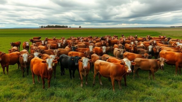 Cattle grazing in a pasture amid rumors of Tyson Foods cattle shortage.