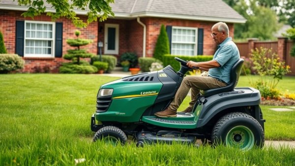Lawn mower making $100 an hour cutting grass