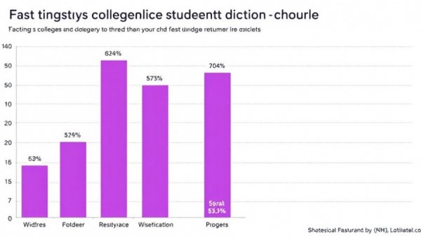 Bar chart of factors influencing college students' fast-food choices.