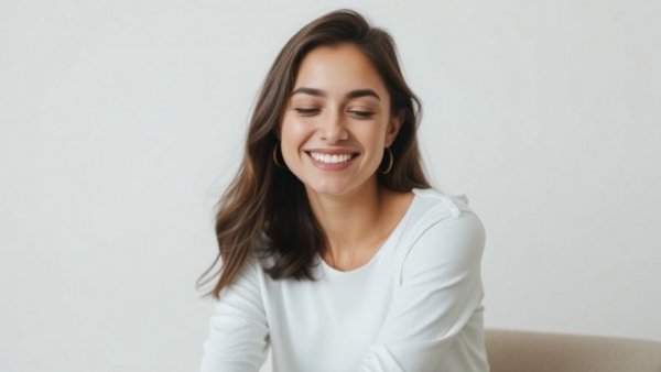 No-Stress Tech Stack for Real Estate Agents, confident woman smiling, modern
