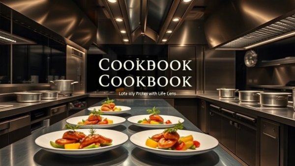 Elegant cover of 'The Food Business Blueprint' showcasing restaurant operations complexity.