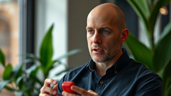 Bald man discussing why you don't need more leads