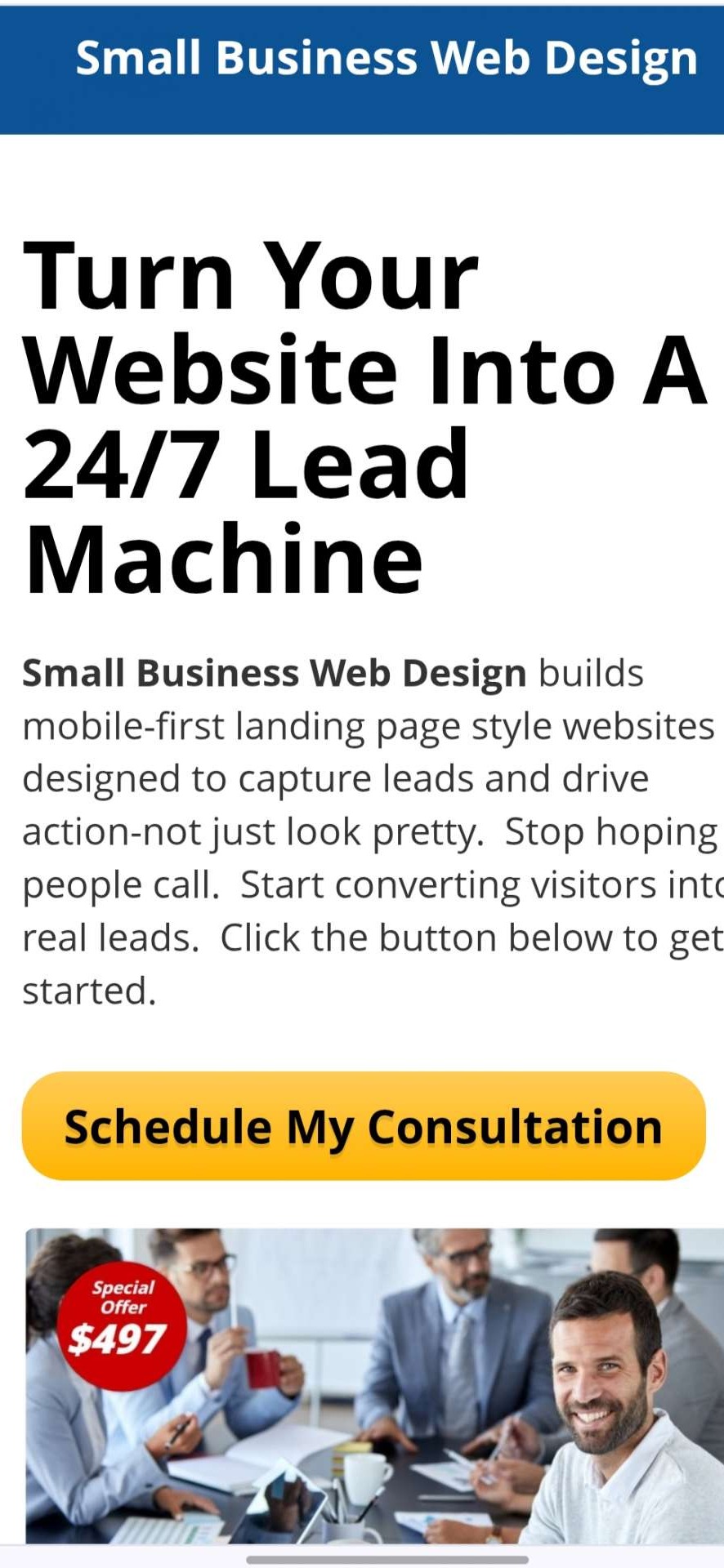 Small Business Web Design