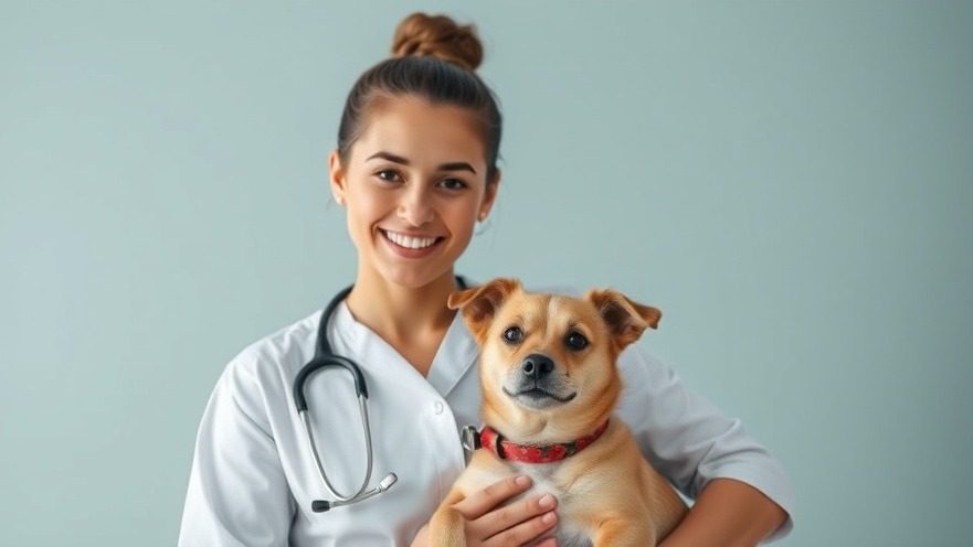 Experienced veterinarian enhancing client engagement in responsive web design.
