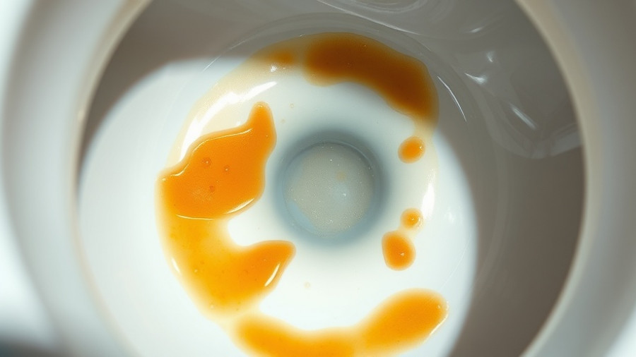 Toilet showing hard water stains removal needed