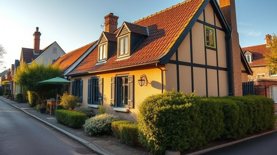 Charming Dutch brick house in suburban setting with DIY renovations.