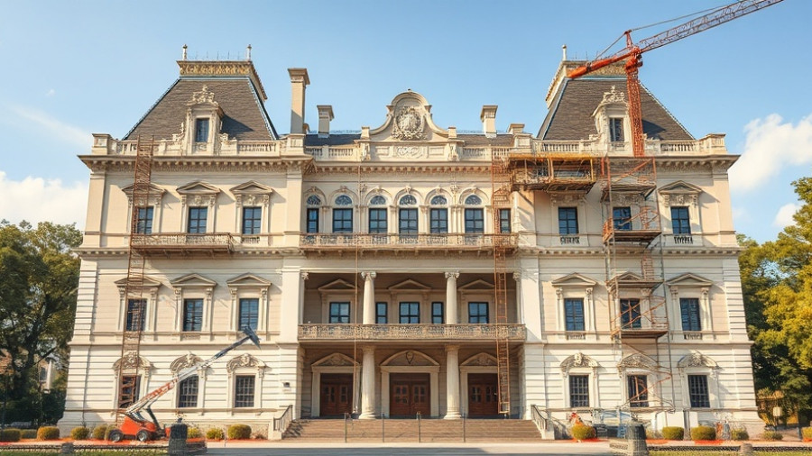 Home remodeling service near me in action at a historical building.