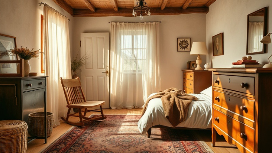 Moody interior design trends 2025 in a cozy bedroom with earthy tones.