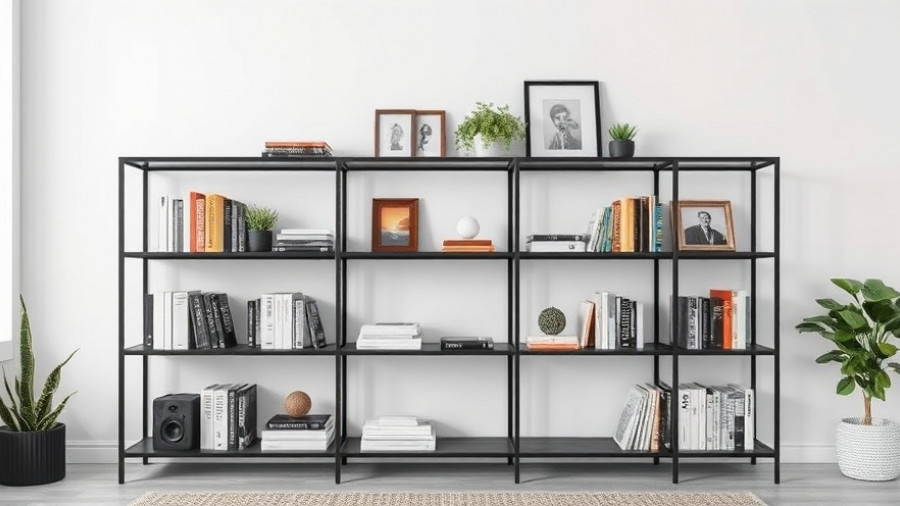 DIY guide to installing metal shelves with modern decor