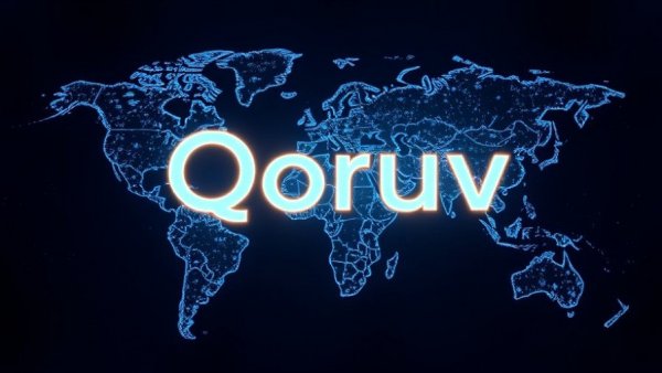 Qoruv.com Pioneering Innovation in Digital Technology with glowing world map