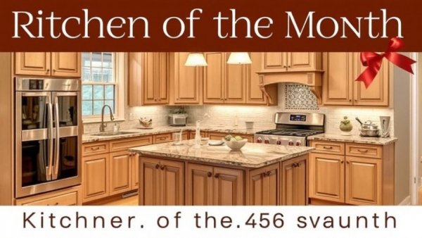 Kitchen of the Month Winner for Cabinet Refacing for November