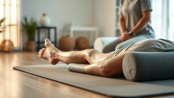 Benefits of runners stretch and massage for improved leg circulation.