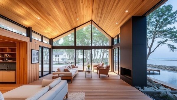 A Natural Wood Home Remodel Reimagines a Beach House