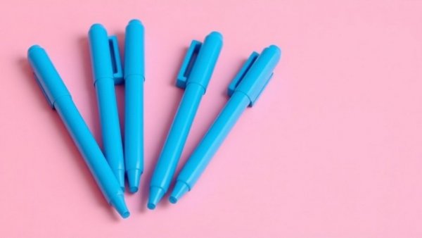 Blue semaglutide pens on pink background, FDA requests removal suicide warning GLP-1s.