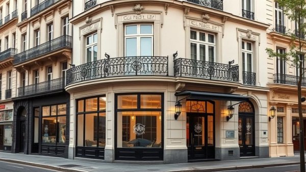 Hotel Massé Pigalle Paris façade with classic architecture