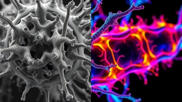 3D hybrid imaging system showing complex structural visuals.