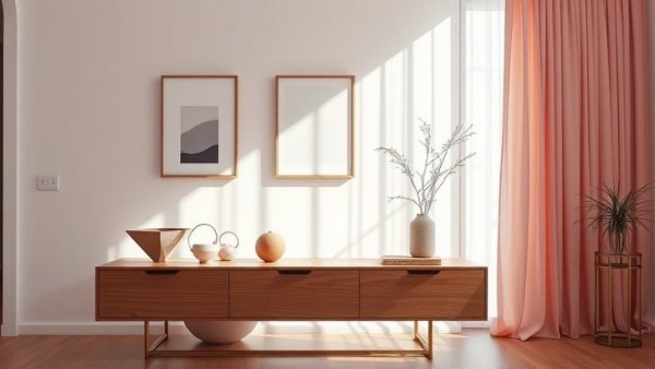 Modern design trends in a stylish contemporary living space