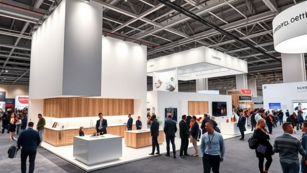 Award-winning home remodeling service booth at a spring home show.