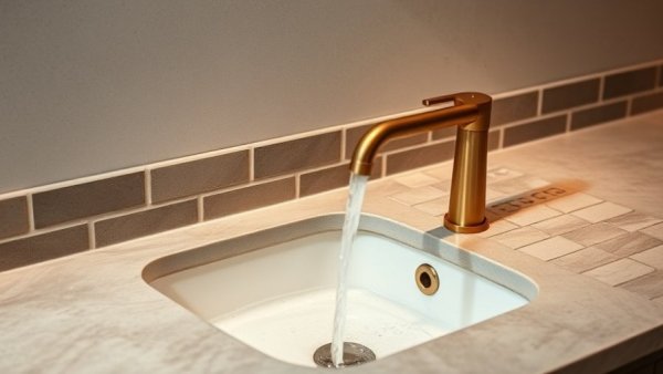 Perforated brick design ideas for modern sink setup.