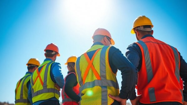 Construction workers under bright sun, home remodeling service near me.