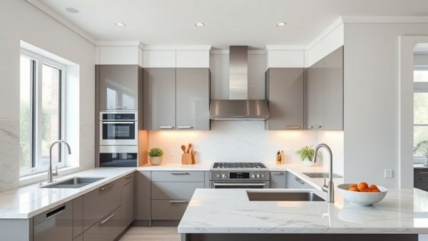 Modern kitchen renovation showcasing home improvements that add value.