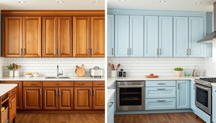 Affordable kitchen renovation ideas 2023 showcasing cabinet transformation.