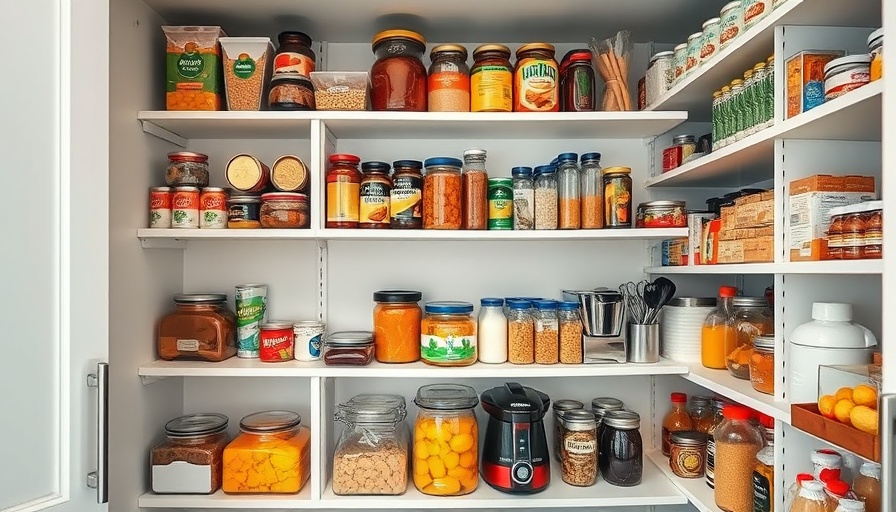 Superior solutions for kitchen storage: organized pantry shelves.