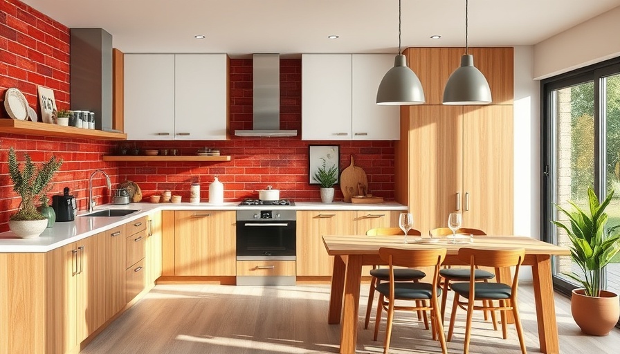 Modern kitchen design showcasing kitchen tile trend 2025.
