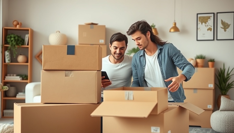 Austin local moving company helping a couple organize their move.