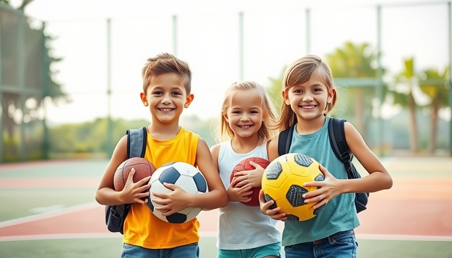 Family enjoying balance between family life and kids' activities outdoors.
