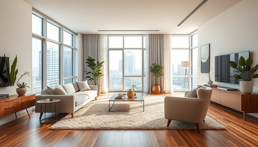 Renovated modern living room in Brooklyn with elegant decor and natural light.