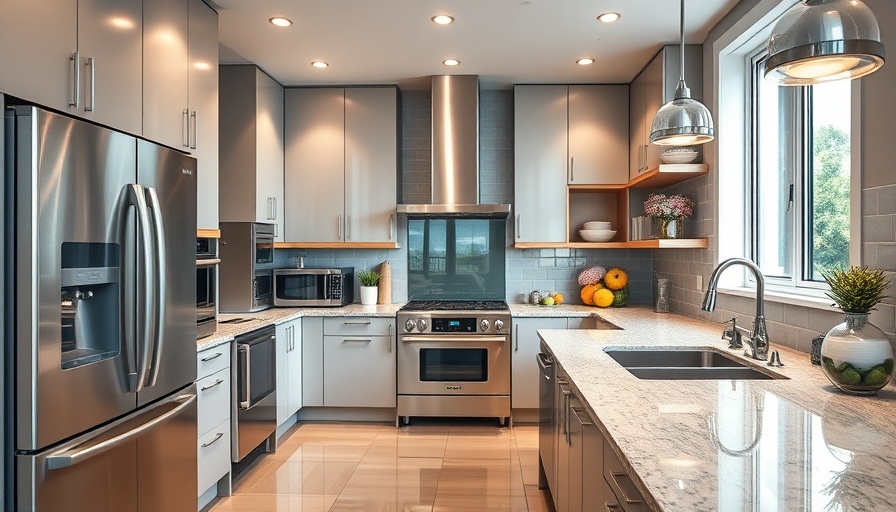 Modern professional kitchen upgrades with stainless steel appliances.