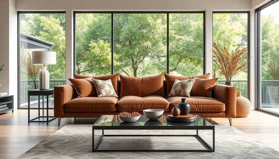 Modern living room with stylish décor and warm lighting, family sunglasses and stylish home trends.