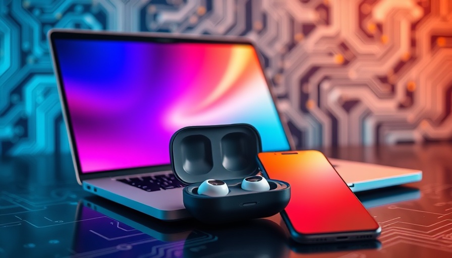 MyTechArm: Your Trusted Tech Companion futuristic tech display