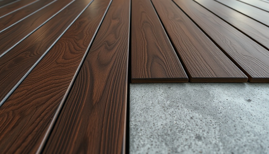 Tongue and groove flooring installation on concrete surface, close-up view.
