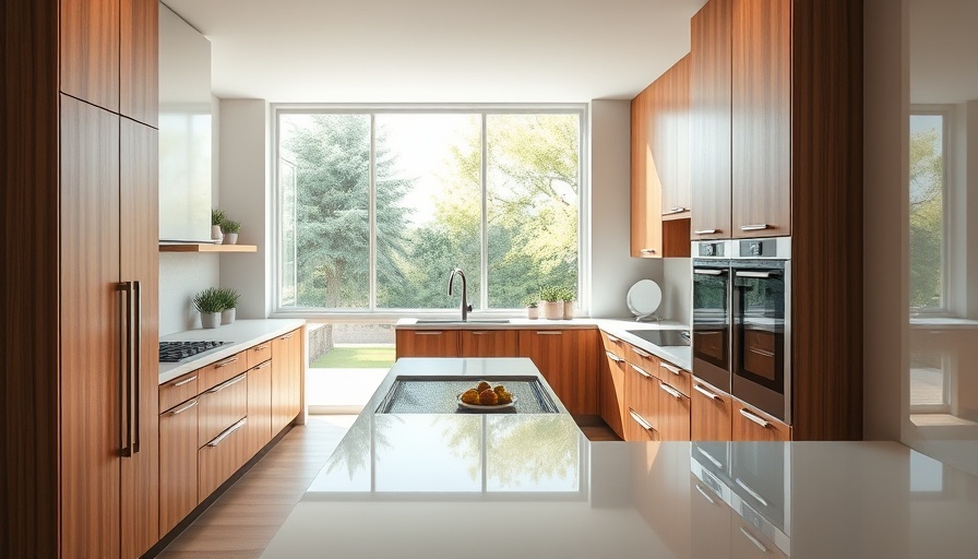 Modern kitchen after remodeling with sleek design and appliances.
