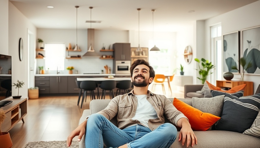 Modern kitchen and living room remodel with vibrant and stylish decor.