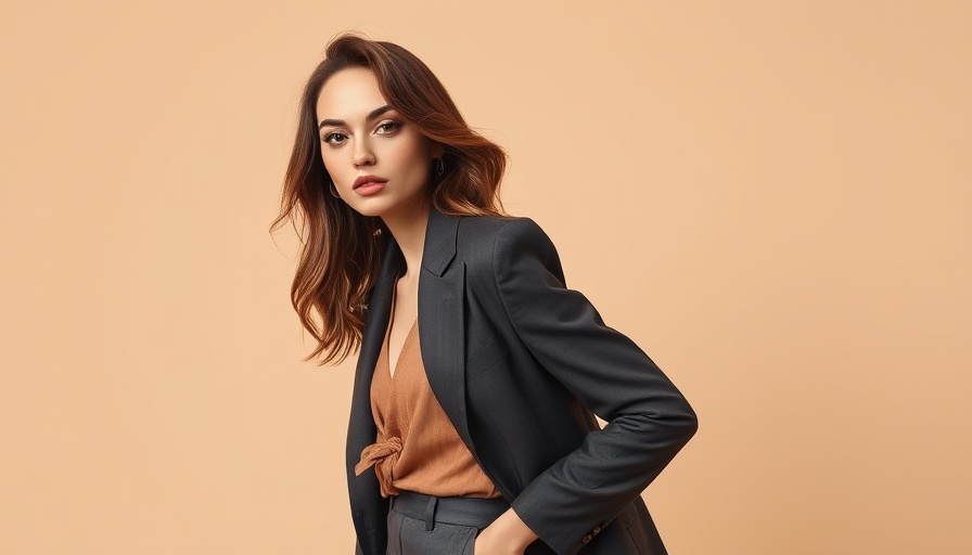 Fashionisk.com Review: Fashionable woman in tan blazer and jeans.