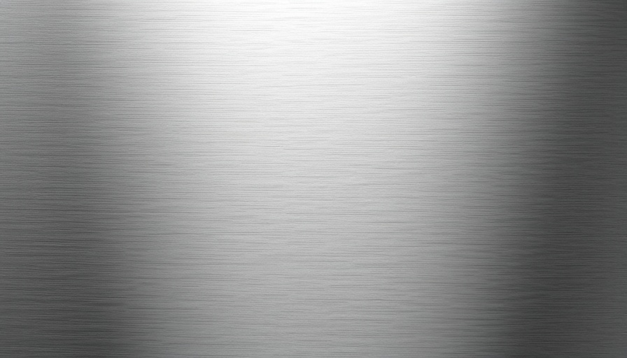 Sleek brushed metal texture surface for industrial design.